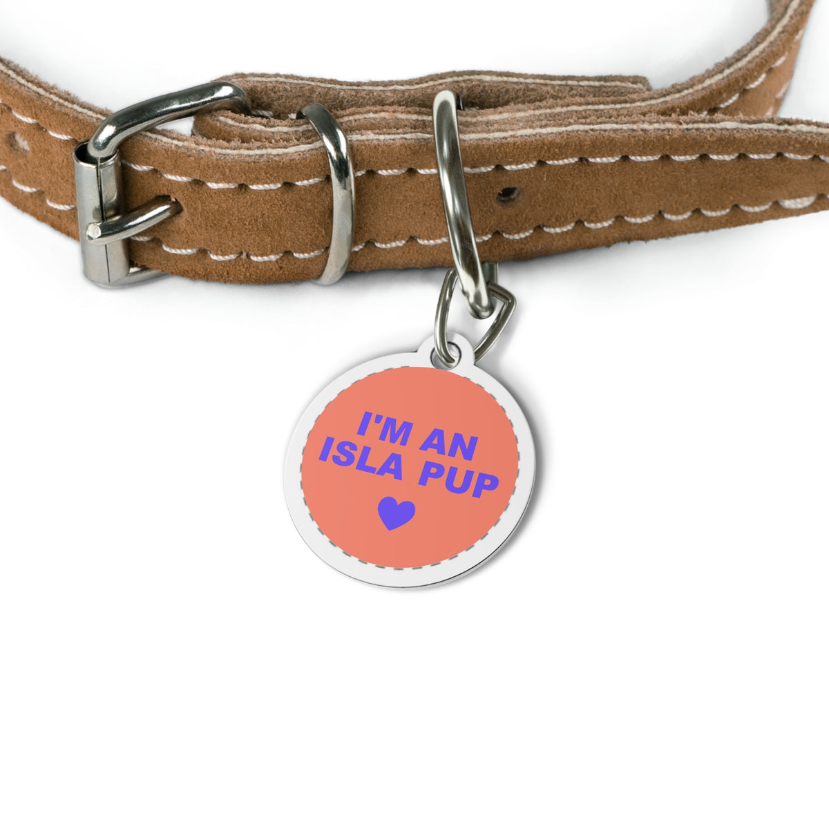 Pet Tag — “I’m an Isla Pup” Personalized Dog ID Tag