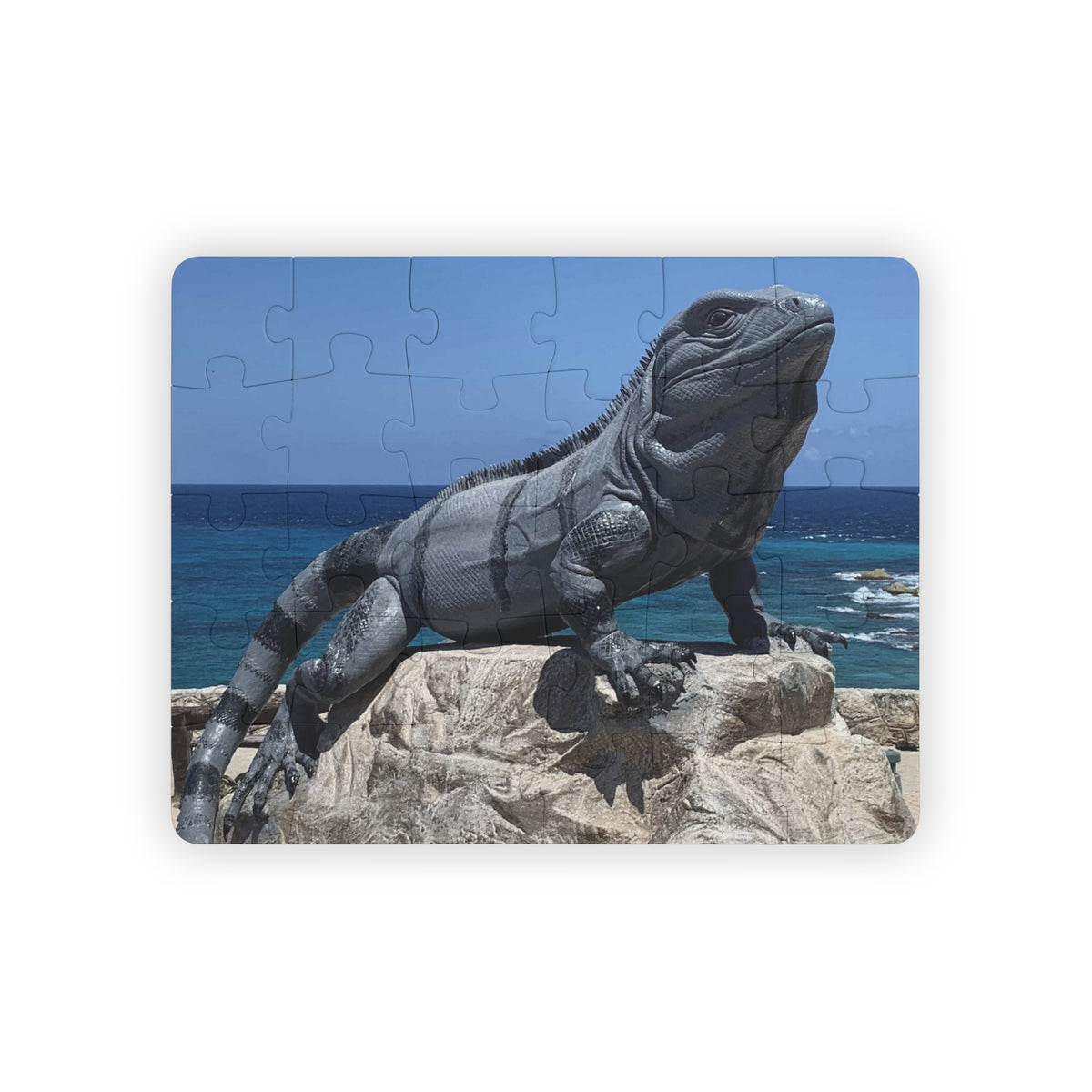 Iguana Punta Sur Kids Puzzle — 30-Piece Educational Jigsaw for Toddlers