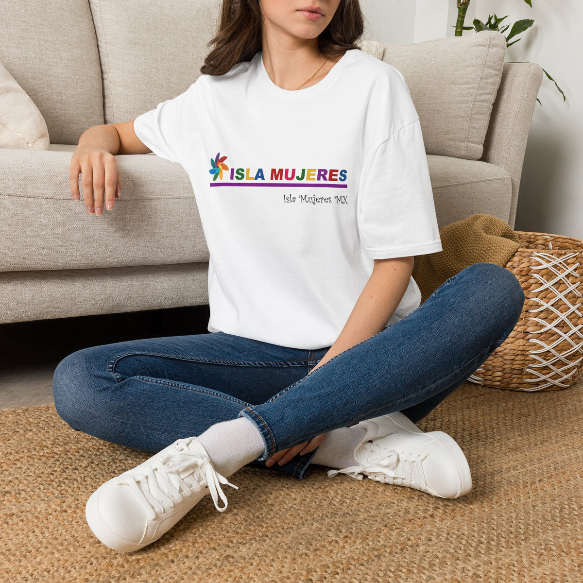 Isla Mujeres Colorful Logo T-Shirt — Isla Mujeres MX Souvenir Tee