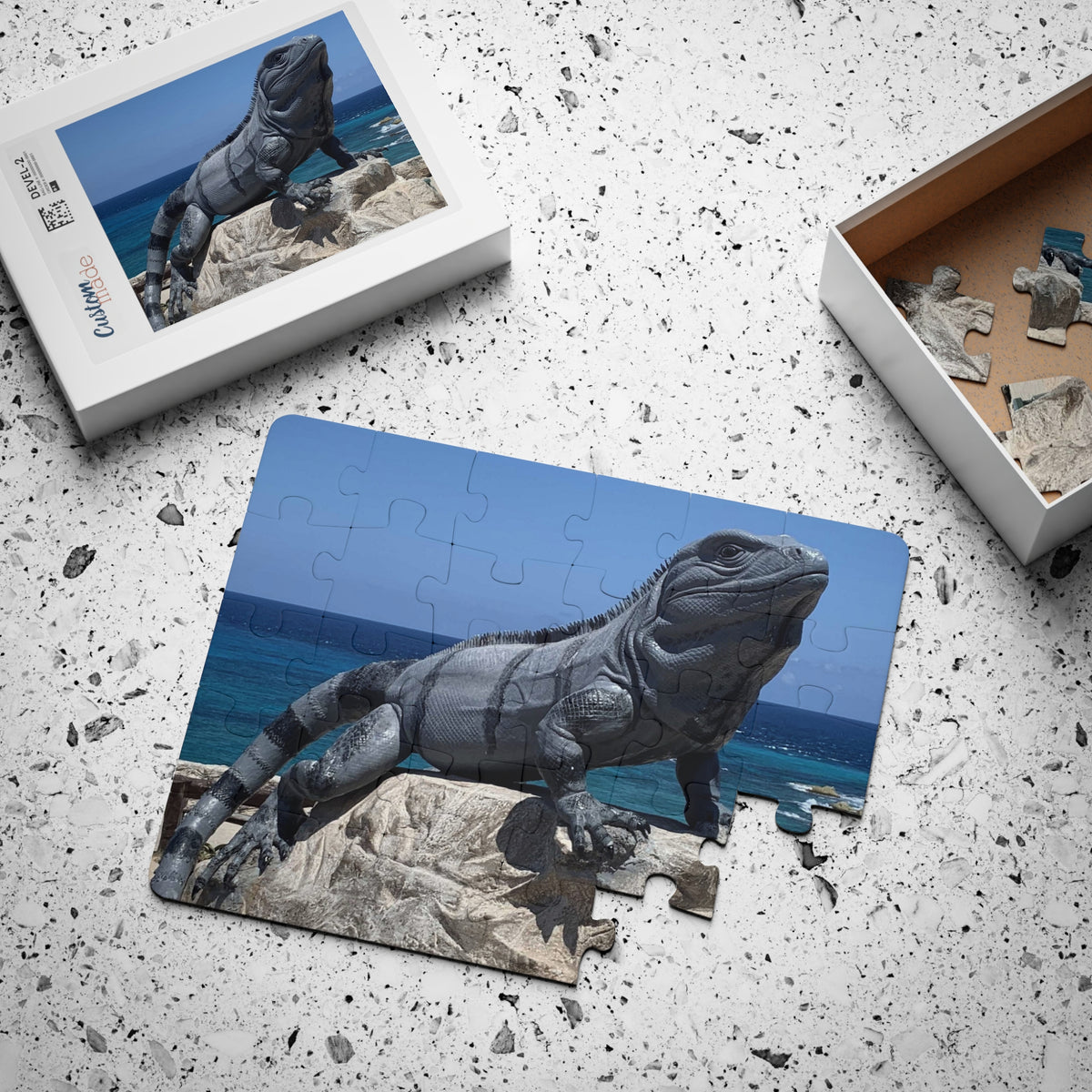 Iguana Punta Sur Kids Puzzle — 30-Piece Educational Jigsaw for Toddlers