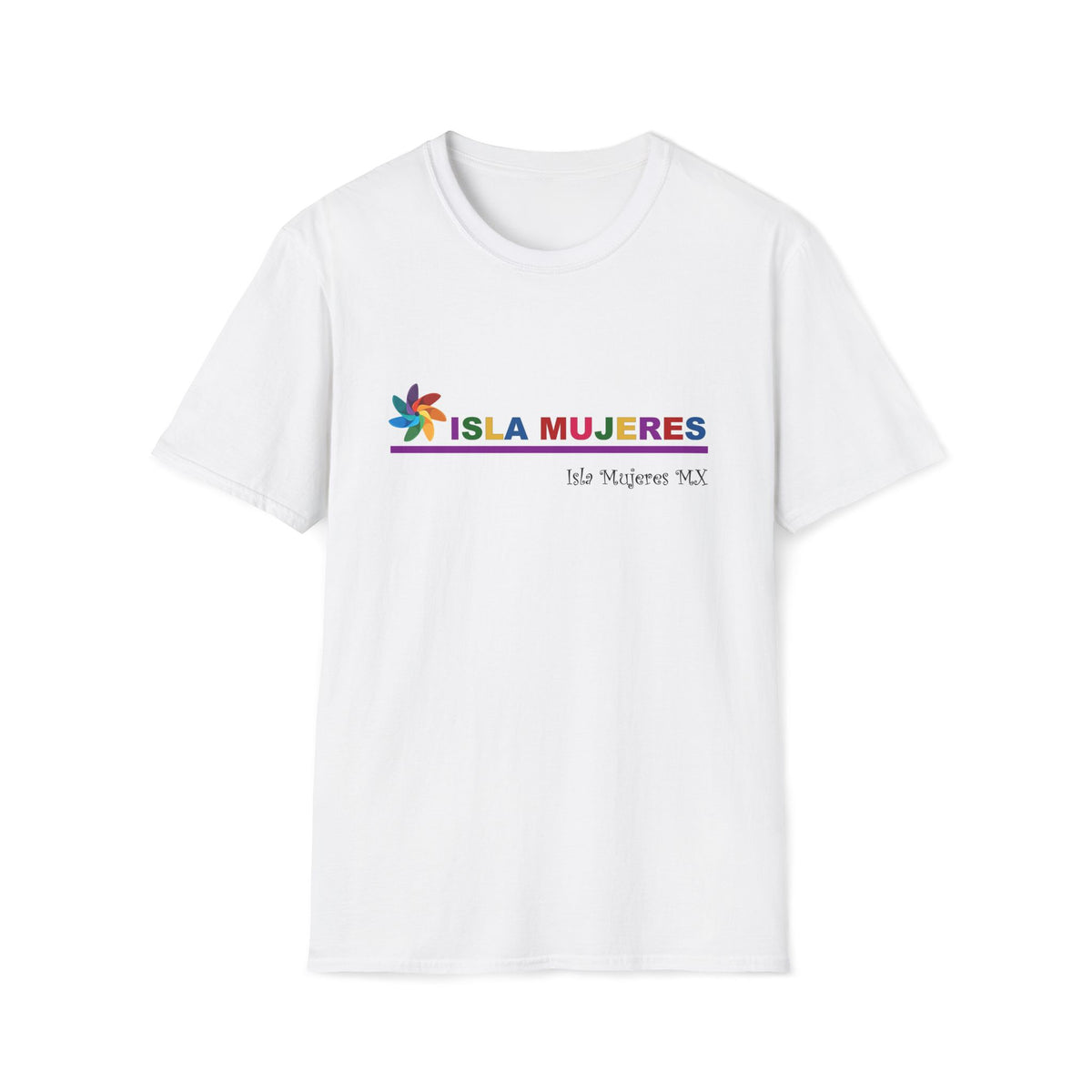 Isla Mujeres Colorful Logo T-Shirt — Isla Mujeres MX Souvenir Tee